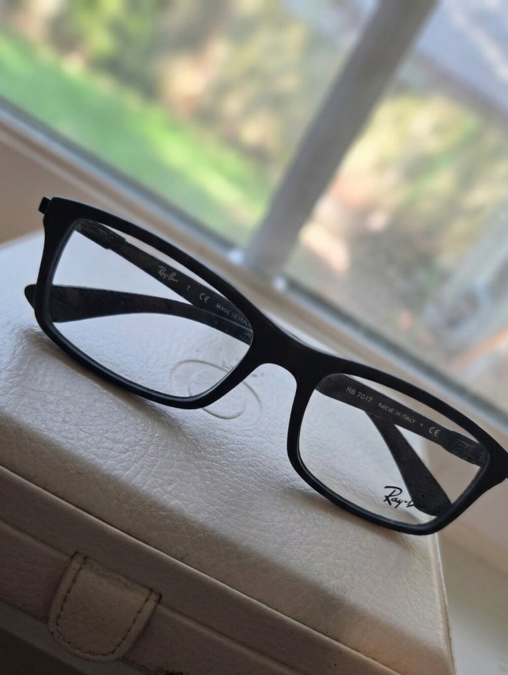 Ray-Ban Men's Black Rectangular Optical Frames